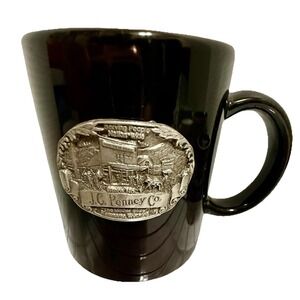 J C PENNEY BLACK  PEWTER MEDALLION KEMMERER WY  STORE Mother Store Mug